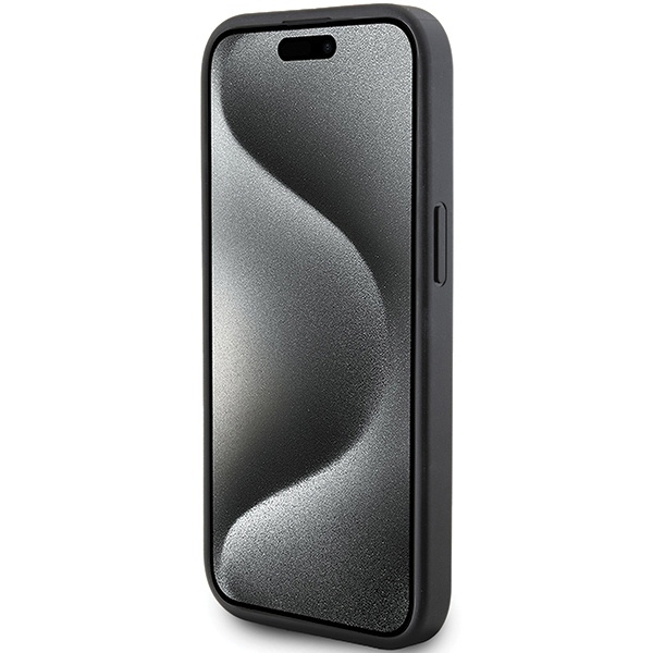 Etui Karl Lagerfeld Quilted K Pattern na iPhone 15 Plus / 14 Plus - czarne