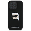 Karl Lagerfeld KLHMP16LSKHPPLK iPhone 16 Pro czarny/black HC MagSafe Sil KL Head Print
