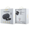 Guess słuchawki Bluetooth GUTWSP4EGKTWS + stacja dokująca ENC czarny/black 4G Metal
