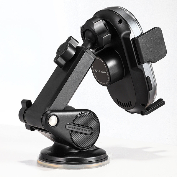 JOYROOM CAR HOLDER WITH 15W INDUCTIVE CHARGER FOR DASHBOARD BLACK (JR-ZS299)