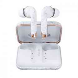 TWS EARPHONES HAPPY PLUGS AIR 1 PLUS WHITE MARBLE