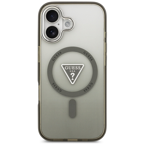 Etui Guess IML Gradient Triangle Logo    MagSafe do iPhone 17 khaki