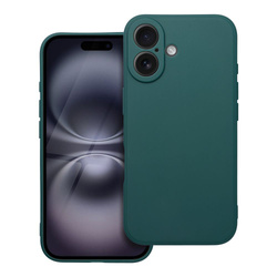 Futerał MATT do IPHONE 16 ciemnozielony
