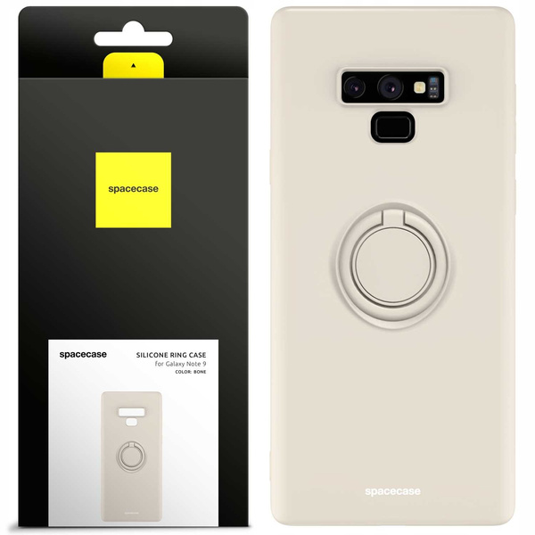 Spacecase Etui Silicone Ring Galaxy Note 9 bone