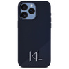 Etui Karl Lagerfeld Silicone Shadow       Metal Initial MagSafe do iPhone 15 Pro Max czarny
