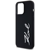 Etui Karl Lagerfeld Silicone Metal        Script Logo do iPhone 14 Pro Max czarny