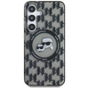 Etui Karl Lagerfeld Button                Karl&Choupette Heads On KL Pattern MagSafe do Samsung Galaxy S25 czarny