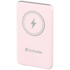 Verbatim Powerbank indukcyjny `n` Go 15W5000mAh Wireless Magnetic różowy/pink 32243