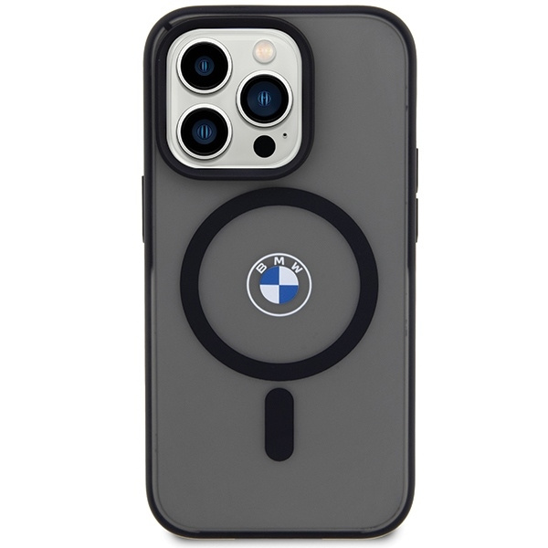 Etui BMW IML Signature MagSafe do iPhone 15 Pro - czarne