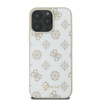 Guess GUHMP16LPGPYSH iPhone 16 Pro6.3" biały/white hardcase Peony Script Logo MagSafe