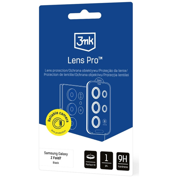 Ochrona na obiektyw aparatu 3MK Lens     Protection Pro do Samsung Galaxy Z Fold 7 czarny 1szt