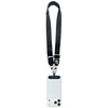 Uniwersalna smycz Karl Lagerfeld         Universal Strap Tether Patch Karl Metal Logo czarny