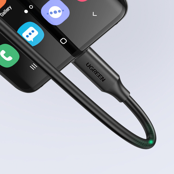 Ugreen 10387 USB-C - USB-C PD QC cable 4K 60Hz 100W 5A 10Gb/s 1m - black