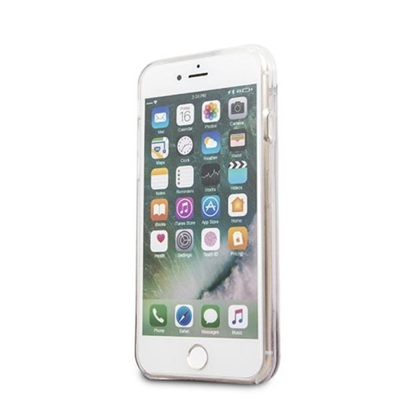Guess GUHCP7GLUPRG iPhone 6/7/8/SE 2020 / SE 2022 różowo-złoty/rose gold hard case Palm Springs Glitter Liquid