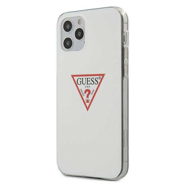 Guess GUHCP12MPCUCTLWH iPhone12/12 Pro 6,1" biały/white hardcase Triangle Collection