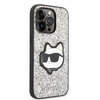 Karl Lagerfeld KLHCP14LG2CPS iPhone 14 Pro 6.1" silver/silver hardcase Glitter Choupette Patch