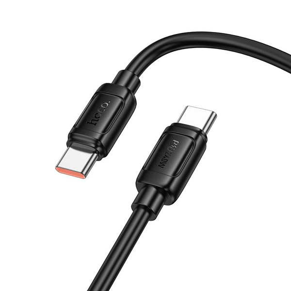 Kabel USB C do USB C Hoco PD 5A 240W 1 m X115 czarny