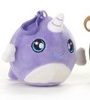 SQUISHEE NARWAL - PURPLE KEYRING