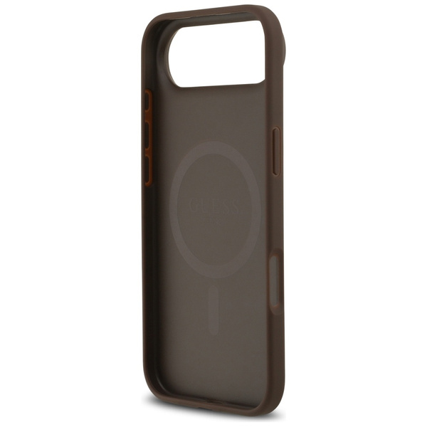 Etui Guess 4G Circle Classic Logo        MagSafe do iPhone Air brązowy