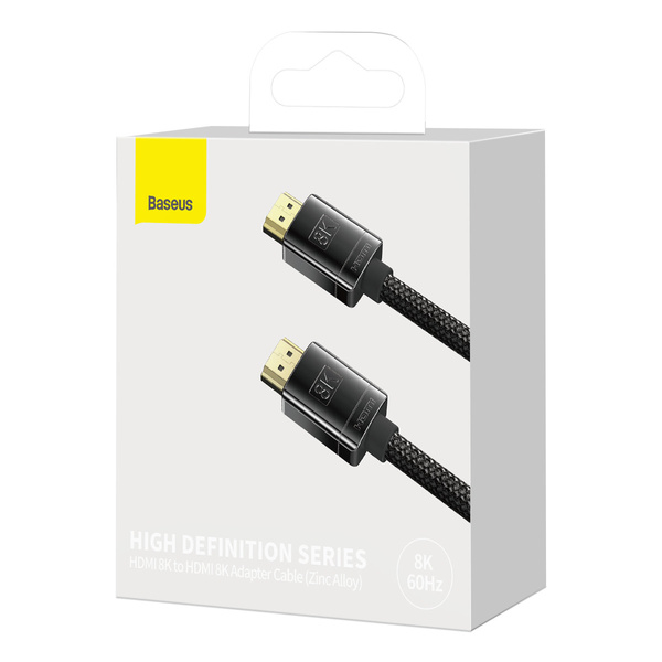 BASEUS HIGH DEFINITION SERIES HDMI 2.1 8K 2M CABLE - BLACK