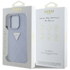 Etui Guess Hot Stamp 4G Pattern Triangle Metal Logo do iPhone 16 Pro fioletowy