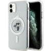 Etui Karl Lagerfeld Karl&Choupette Glitter MagSafe na iPhone 11 / Xr - przezroczyste