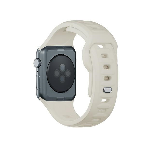 3MK Silicone Watch Strap beżowy/beige dla Apple Watch 42/44/45/49mm