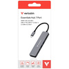 Adapter Hub Verbatim HDMI/USB-C          3.2/USB-C/2xUSB-A 3.2/SD/microSD aluminiowy 32158