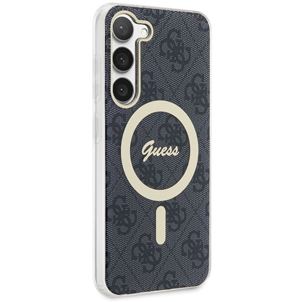 Guess GUHMS23MH4STK S23+ S916czarny/black hardcase 4G MagSafe