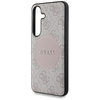 Etui Guess 4G Round Patch Classic Logo   MagSafe do Samsung Galaxy S25+ różowy