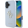 Etui Guess Grained Big 4G Logo Small     Classic Logo do iPhone 16 niebieski