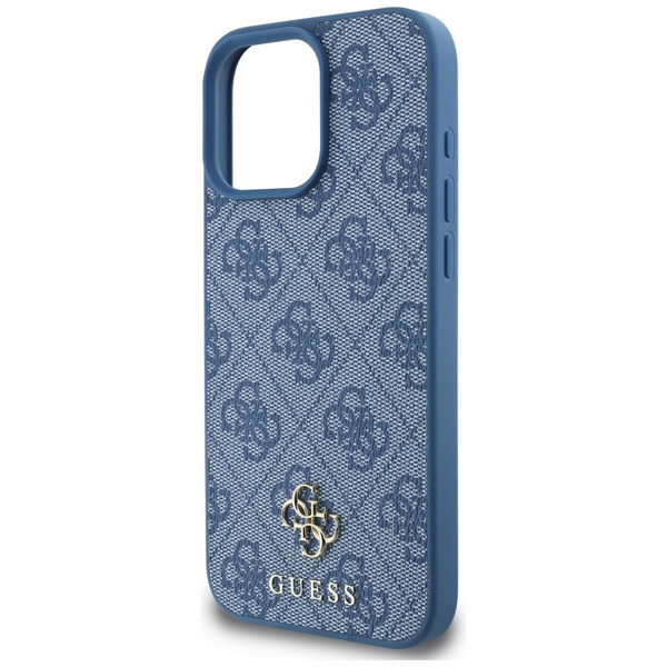 Etui Guess HC PU 4G Small 4G and Classic do iPhone 16 Pro Max MagSafe niebieski