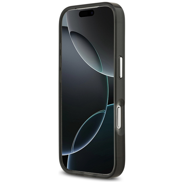 Etui Karl Lagerfeld IML Aquarelle Karl & Logo MagSafe do iPhone 17 Pro czarny