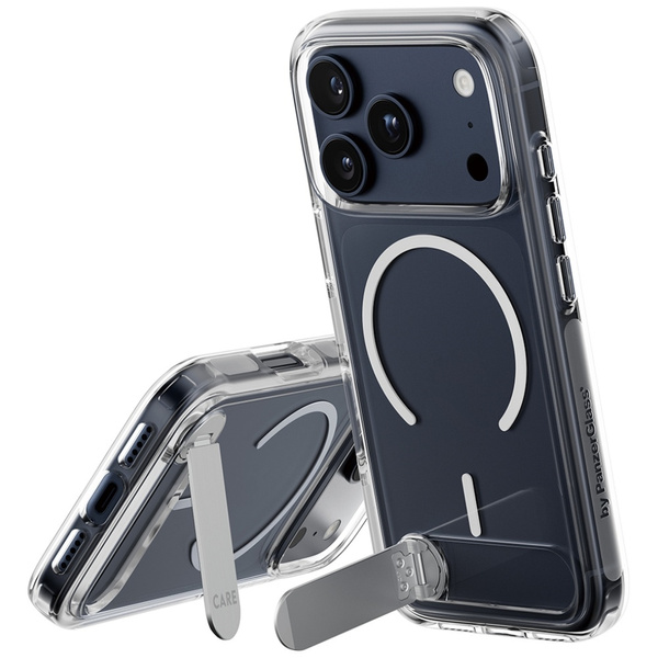 Etui CARE by PanzerGlass Feature w.      Kickstand MagSafe do iPhone 17 Pro przezroczysty
