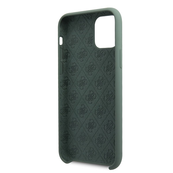 Guess GUHCN65LS4GKA iPhone 11 Pro Maxkhaki hard case Silicone 4G Tone On Tone