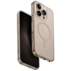 Etui UNIQ Clario do iPhone 16 Pro        Magclick Charging przezroczysty/złoty