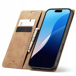 Spacecase Etui Wallet iPhone 16 Pro light brown