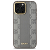 DKNY DKHMP14XPCPVSLE iPhone 14 Pro Max6.7" beżowy/beige hardcase Leather Checkered Mono Pattern MagSafe