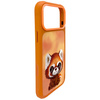 Etui Nimmy Big Eyed Pet 2.0 Raccoon do iPhone 17 Pro pomarańczowy