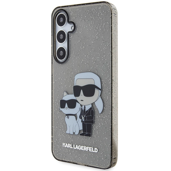 Karl Lagerfeld KLHCS24MHNKCTGK S24+ S926 black/black hardcase Glitter Karl&amp;Choupette