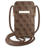 Guess Torebka GUPHL4GDBR 6,7"brązowy/brown hardcase 4G Stripe