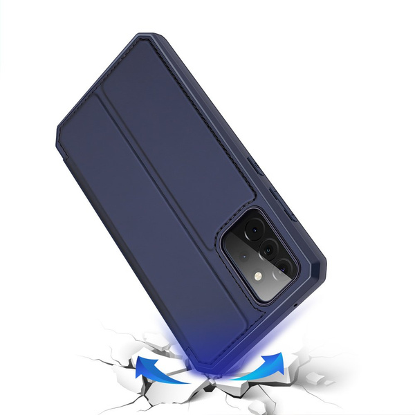 DUX DUCIS SKIN X BOOKCASE TYPE CASE FOR SAMSUNG GALAXY A72 4G BLUE