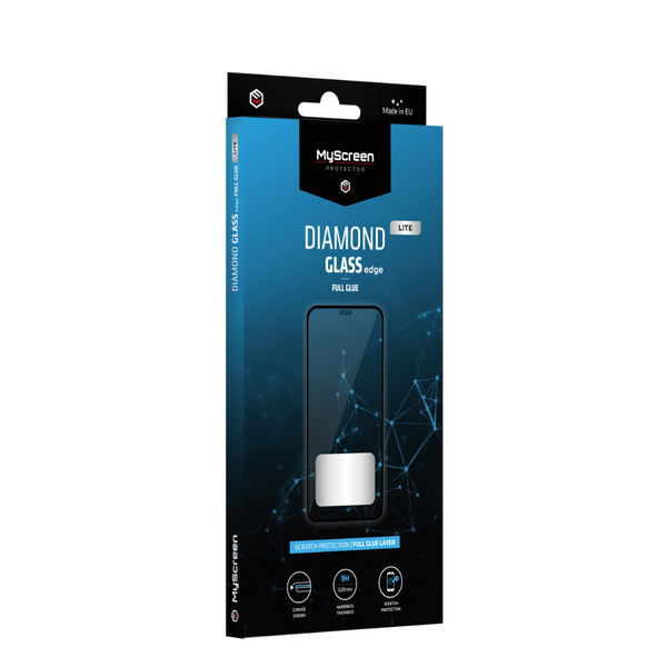 MyScreen DIAMOND GLASS LITE edge | FULL GLUE Black OnePlus Nord CE 3/CE 4