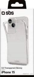 SBS Skinny iPhone 15 Case Transparent