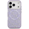 Etui Karl Lagerfeld IML KL Monogram      MagSafe do iPhone 17 Pro fioletowy