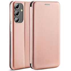 Beline Etui Book Magnetic Samsung A14 5G A146 różowo-złoty/rose gold