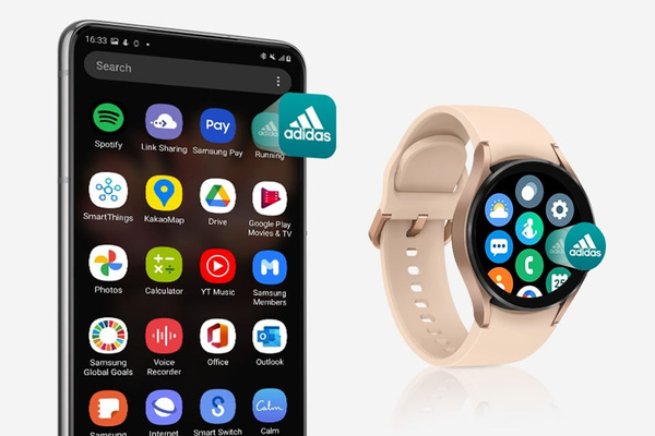 [OUTLET] Samsung Galaxy Watch4 40mm LTE R865F Pink with Rubber Band Pink Grade ABC