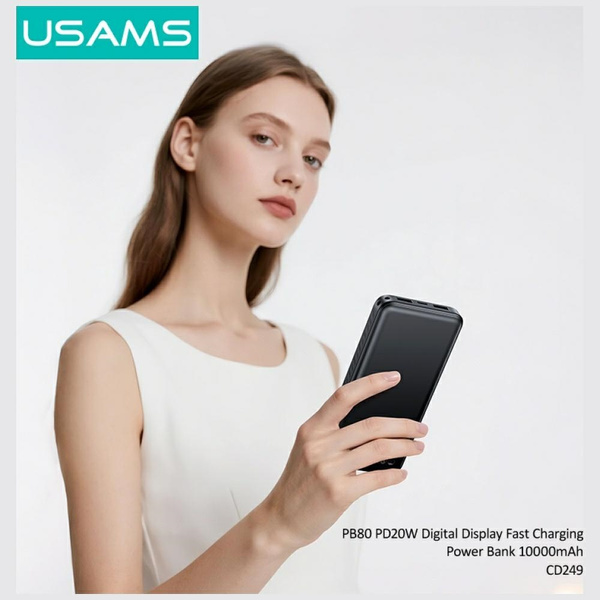 Powerbank USAMS PB80 PD20W 10000mAh biały