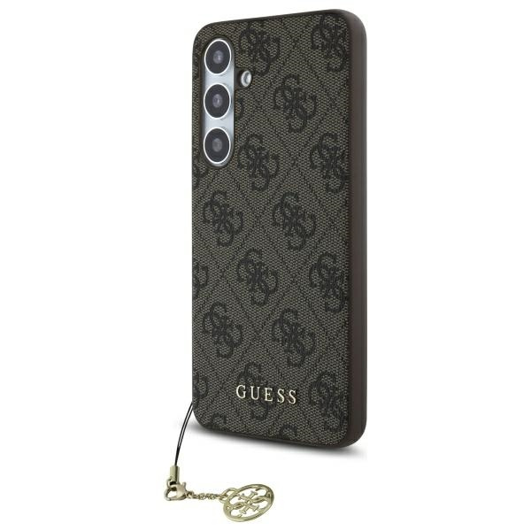 Guess GUHCS24FEGF4GBR S24 FE S721         brazowy/brown hardcase 4G Charms Collection