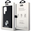 KARL LAGERFELD KLHCS24LSMHKCNPK S24 ULTRA S928 HARDCASE CZARNY/BLACK SILICONE KARL&CHOUPETTE METAL PIN